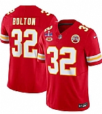 Men's Kansas City Chiefs #32 Nick Bolton Red 2024 F.U.S.E. Super Bowl LVIII Patch With NKH Patch Vapor Untouchable Limited Jersey Dzhi,baseball caps,new era cap wholesale,wholesale hats
